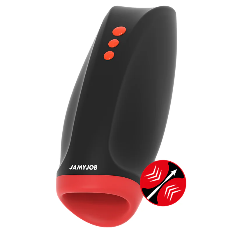 JAMYJOB - NOVAX MASTURBADOR CON VIBRACIÓN Y COMPRESIÓN