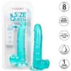 CALEXOTICS - SIZE QUEEN DILDO AZUL 20.3 CM
