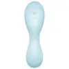 SATISFYER - CURVY TRINITY 5 ESTIMULADOR Y VIBRADOR APP AZUL