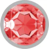 INTENSE - PLUG ANAL METAL ALUMINIO CON CRISTAL ROJO TALLA L