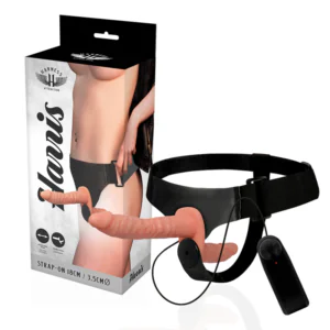 HARNESS ATTRACTION - HARRIS DOBLE PENETRACIÓN CON VIBRACIÓN 18 CM -O- 3.5 CM