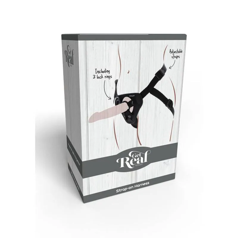GET REAL - STRAP-ON HARNÉS NEGRO