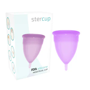 STERCUP - COPA MENSTRUAL FDA SILICONA LILA - TALLA S
