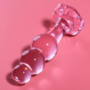 NEBULA SERIES BY IBIZA - MODELO 1 PLUG CRISTAL ROSA 10.5 CM -O- 3 CM