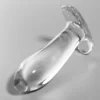 NEBULA SERIES BY IBIZA - MODELO 5 PLUG CRISTAL TRANSPARENTE 12.5 CM -O- 3.5 CM