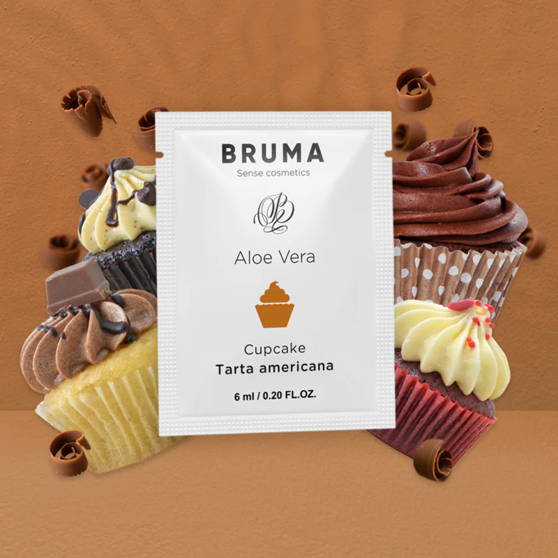 BRUMA - 6 ML GEL DESLIZANTE CON ALOE VERA SABOR A TARTA AMERICANA