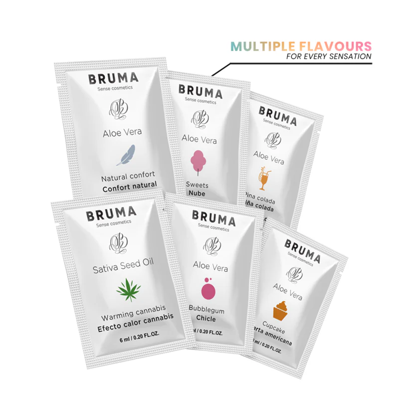 BRUMA - 6 ML GEL DESLIZANTE CON ALOE VERA SABOR A TARTA AMERICANA