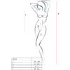 PASSION - BS094 BODYSTOCKING NEGRO TALLA ÚNICA