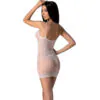 PASSION - BS096 BODYSTOCKING BLANCO TALLA ÚNICA