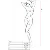 PASSION - BS098 BODYSTOCKING NEGRO TALLA ÚNICA
