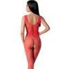 PASSION - BS098 BODYSTOCKING ROJO TALLA ÚNICA