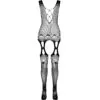 PASSION - BS099 BODYSTOCKING NEGRO TALLA ÚNICA