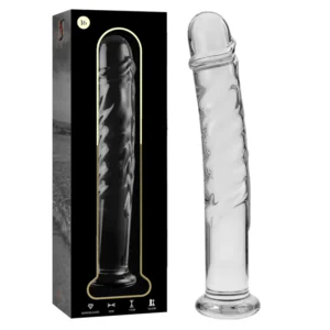 NEBULA SERIES BY IBIZA - MODELO 16 DILDO CRISTAL TRANSPARENTE 18.5 CM -O- 3 CM