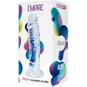 ALIVE - EMPIRE PENE REALÍSTICO TRANSPARENTE 19.3 CM
