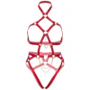 LEG AVENUE - ARNÉS BODY CORAZÓN ROJO S