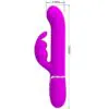 PRETTY LOVE - VIBRADOR COALE RABBIT PERLAS VIOLETA