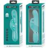 PRETTY LOVE - VIBRADOR COALE RABBIT PERLAS VERDE AGUA