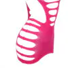 SUBBLIME - 952273 VESTIDO DE REJILLA ELÁSTICO MANGA LARGA ROSA TALLA ÚNICA