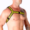 MACHO - ARNÉS ROMANO AMARILLO S/M