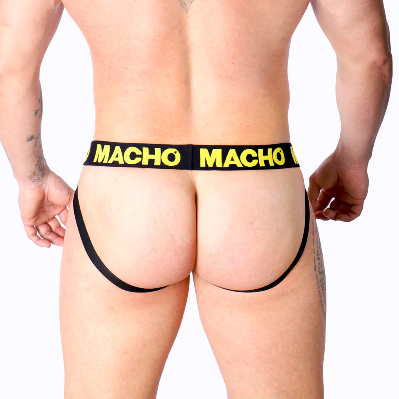 MACHO - MX25A JOCK AMARILLO LYCRA M