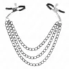 KINK - PINZAS PARA PEZONES CON TRIPLE CADENA NEGRO 20/23/28 CM