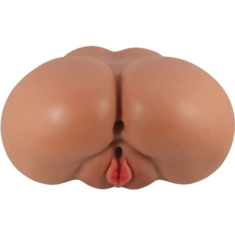 CRAZY BULL - LUNA TRASERO VIBRADOR CON VAGINA Y ANO REALÍSTICO CONTROL REMOTO