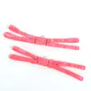 SUBBLIME - 955298 SET SUJETADOR CON COLLAR Y DETALLES PARA PIERNAS ROSA FLUORESCENTE S/M