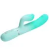PRETTY LOVE - GIGI VIBRADOR RABBIT MULTIFUNCIÓN VERDE AGUA