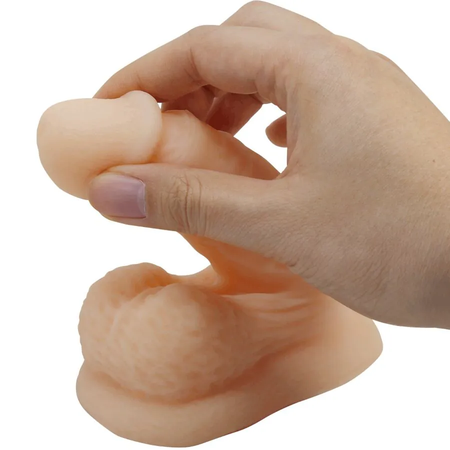 PRETTY LOVE - WILDON DILDO ULTRA REALÍSTICO Y ELÁSTICO 10 CM NATURAL
