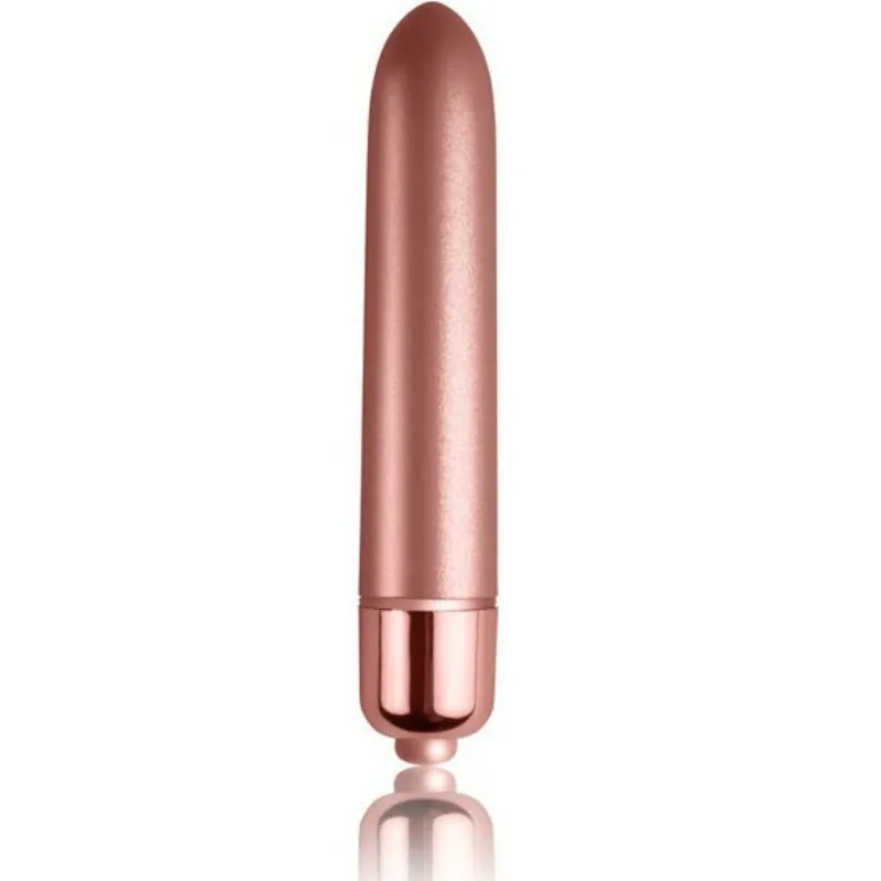 ROCKS-OFF - BALA VIBRADORA TOUCH OF VELVET ROSE BLOOM 10 VELOCIDADES