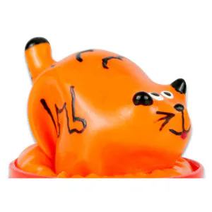 CONDOMERIE - PRESERVATIVO DECORATIVO PINTADO A MANO GATO MODELO 1