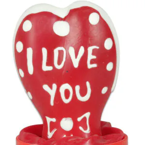 CONDOMERIE - PRESERVATIVO DECORATIVO PINTADO A MANO CORAZÓN - TE AMO MODELO 1