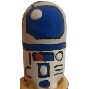 CONDOMERIE - PRESERVATIVO DECORATIVO PINTADO A MANO ROBOT
