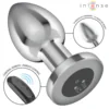 INTENSE - PLUG ANAL 10 VIBRACIONES METAL CON CONTROL REMOTO L