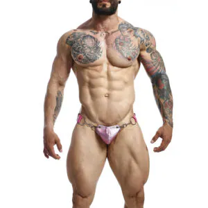 MOB - DNGEON JOCKSTRAP A PRESIÓN ROSA TALLA ÚNICA