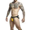MOB - DNGEON JOCKSTRAP AMARILLO CON CADENAS TALLA ÚNICA