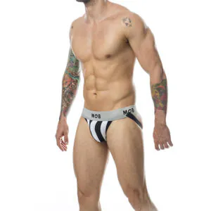 MOB - JOCK CLASICO STRIPE BLANCO TALLA XL