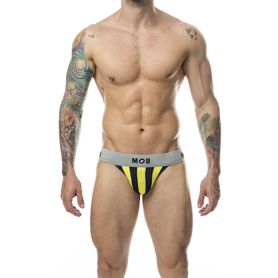 MOB - JOCK CLASICO STRIPE AMARILLO TALLA L