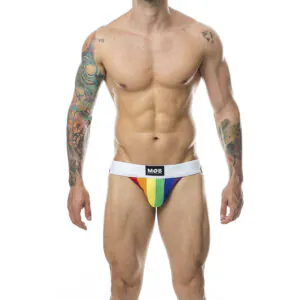 MOB - JOCK CLASICO STRIPE RAINBOW TALLA S