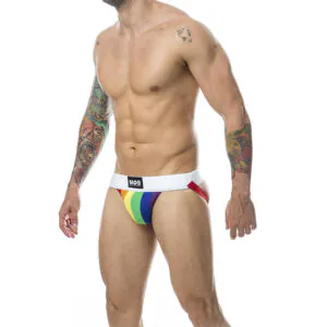 MOB - JOCK CLASICO STRIPE RAINBOW TALLA XL