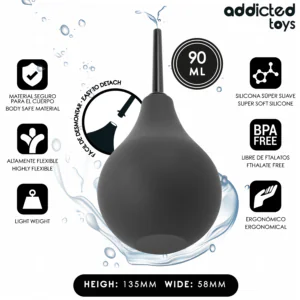 ADDICTED TOYS - LIMPIADOR ANAL DE VIAJE TALLA S 90 ML