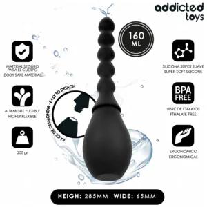 ADDICTED TOYS - LIMPIADOR DE VIAJE SILICONA MODELO 2