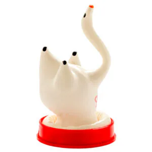 CONDOMERIE - PRESERVATIVO DECORATIVO PINTADO A MANO CISNE