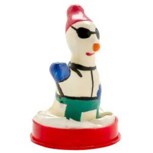 CONDOMERIE - PRESERVATIVO DECORATIVO PINTADO A MANO SNOWBOARD XL