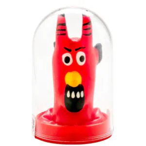 CONDOMERIE - PRESERVATIVO DECORATIVO PINTADO A MANO DIABLO ROJO