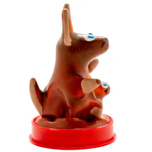 CONDOMERIE - PRESERVATIVO DECORATIVO PINTADO A MANO CANGURO MODELO 1
