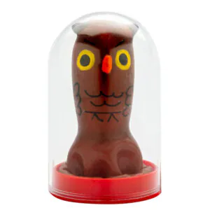 CONDOMERIE - PRESERVATIVO DECORATIVO PINTADO A MANO BÚHO