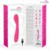 MORESSA - DRUSO MASAJEADOR DUO PUNTO G Y SUERO PELVICO PREMIUM SILICONE RECARGABLE
