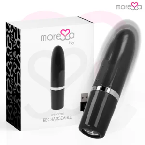 MORESSA - IVY MASAJEADOR SIMULADOR LABIAL DE VIAJE NEGRO