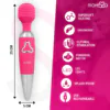 MORESSA - ODILON WAND POTENTE MOTOR MAS DOS CABEZALES PREMIUM SILICONE RECARGABLE